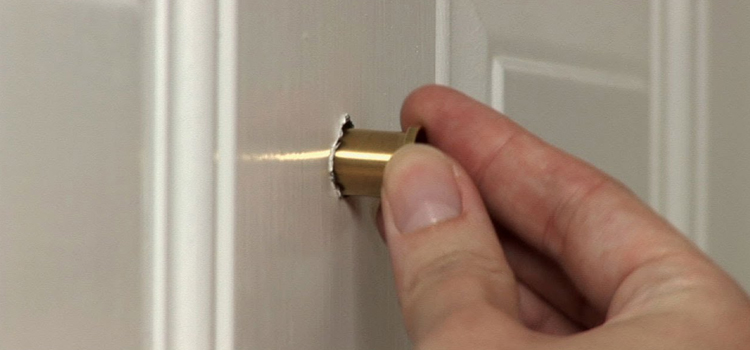 peephole door repair in Palm Bay